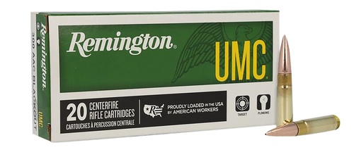 Remington UMC .300 AAC Blackout Ammo 150 Grain FMJ Box of 20