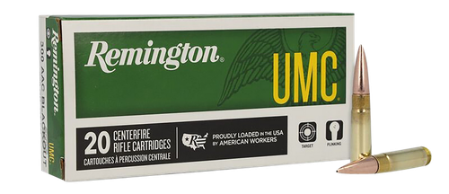 Remington UMC .300 AAC Blackout Ammo 150 Grain FMJ Box of 20