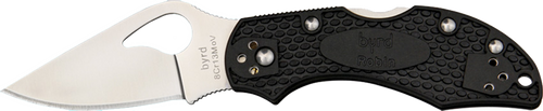 Spyderco Byrd Robin 2 Lightweight Pocket Knife 2.43" Drop Point 8Cr13MoV Stainless Steel Blade FRN Handle Black