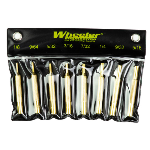 Wheeler 8-Piece Brass Punch Set