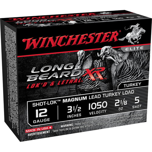 Winchester Long Beard XR Shotshells 12 Gauge 3-1/2" #5 2-1/8 oz 10/rd