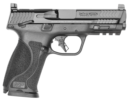 Smith & Wesson M&P M2.0 9mm Luger Pistol 4.25" Barrel 17+1 Round Black (Includes 3 Interchangeable Grip Sizes, Enhanced Trigger)