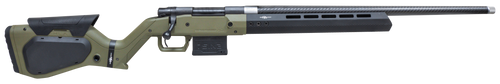 Howa 1500 Hera H7 Bolt Action Rifle 308 Winchester 24" Carbon Fiber Threaded Barrel Black Receiver OD Green and Black Stock