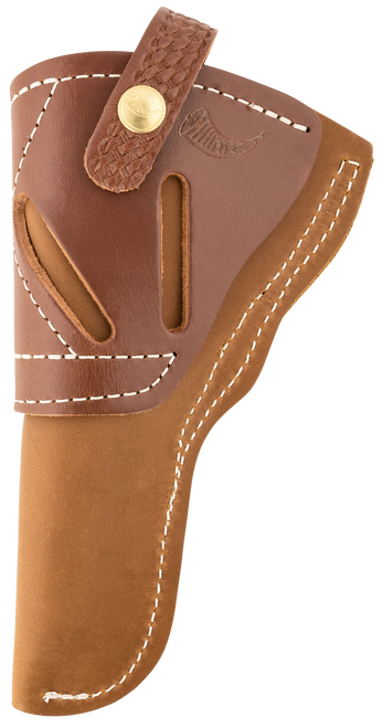 Hunter Company 2600-4 Range Rider OWB Holster Size 4 Chestnut Tan Leather Belt Slide