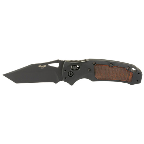 Hogue SIG K320 Classic 3.5" Black Walnut Handle Pocket Knife