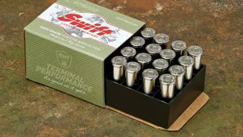 Swift High Grade Heavy Revolver 44 Remington Magnum Ammo 300 Grain Swift A-Frame Bonded Jacketed Hollow Point Box of 20