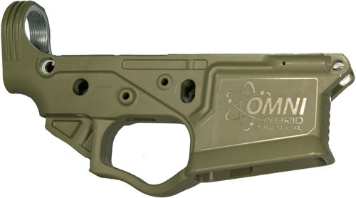 LOWER RECEIVER POLYMER GREEN<<ATI OMNI HYBRID AR15 STRIPPED LOWER RECEIVER POLYMER GREEN<<ATI OMNI HYBRID AR15 STRIPPED
