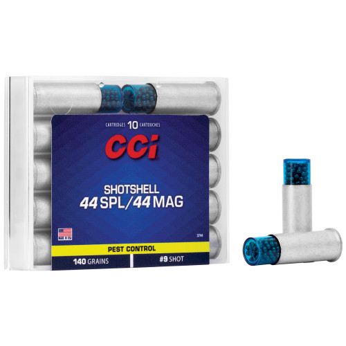 CCI Shotshell .44 Magnum Ammo 140 Grain #9 Shot Box of 10