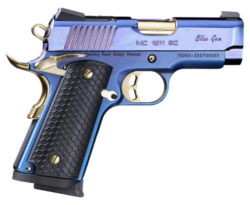 Girsan MC1911SC 9mm Luger Pistol 3.4" Barrel 8+1 Round Blue