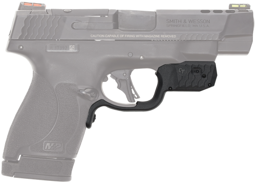 Crimson Trace Laserguard Laser Sight S&W M&P Shield Plus Polymer Black Red Laser