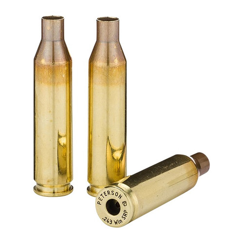 Peterson Cartridge .243 Win Brass Box of 500 (Match Grade)