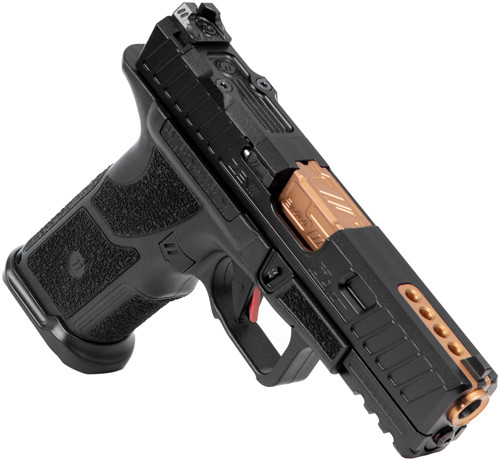 PISTOL 17RD XGRIP BLACK/BRONZEZEV OZ9V2 ELITE HYPERCOMP 9MM - Image 1