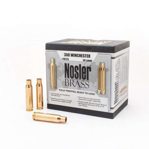 Nosler Custom 308 Winchester Brass Box of 50