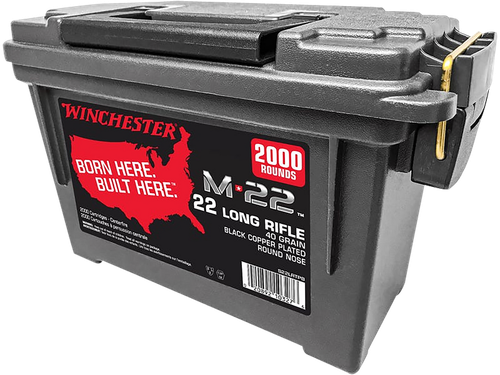 Winchester M-22 .22 LR Ammo 40 Grain CPRN 2000 Rounds