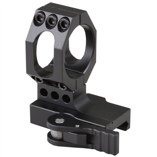 American Defense AD-68 30mm Quick-Release Picatinny Ring Red Dot Mount Matte Black Medium