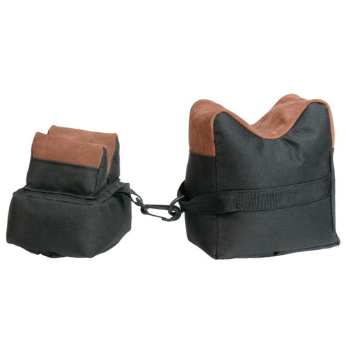 The Outdoor Connection Front and Rear Shooting Rest Bag Set Filled Nylon Black