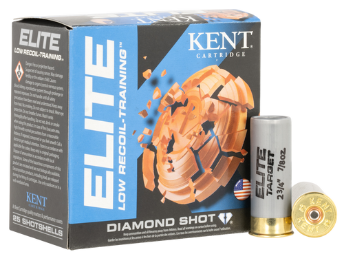 Kent Cartridge E12LB248 Elite 12 Gauge 2.75" 7/8 oz 8 Shot 25/10