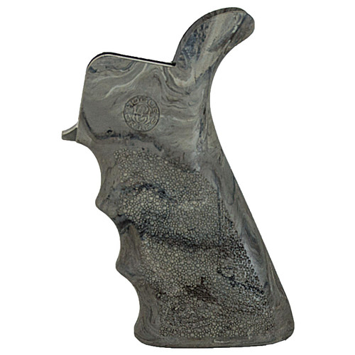Hogue AR-15 Rubber Beavertail Grip with Finger Grooves Ghillie Green