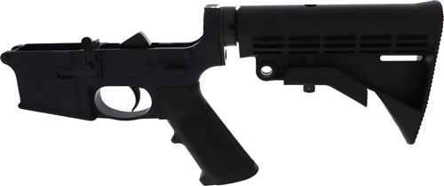 Anderson AM-15 AR-15 Complete Lower Receiver Anodized Black Closed Trigger Guard
