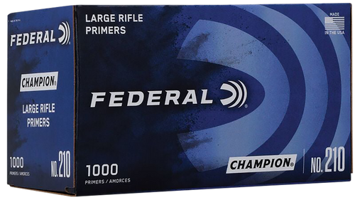 Federal Large Rifle Primers #210 Box of 1000 (10 Trays of 100)