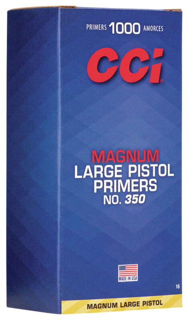 CCI Standard Large Pistol Primers #350 Mag Box of 1000