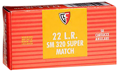 Fiocchi Exacta Super Match .22 LR Ammo 40 Grain LRN Rimfire Box of 50