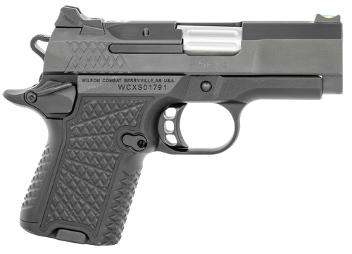 Wilson Combat SFX9 9mm Luger Pistol 3.25" Barrel 10+1 Rounds Black (Non-Lightrail Frame)