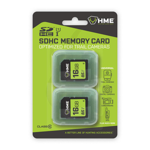 HME 16GB SDHC Memory Card 2-Pack