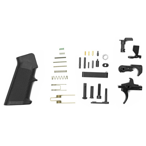 LBE Unlimited AR-15 Complete Lower Parts Kit With A2 Grip and Trigger Guard