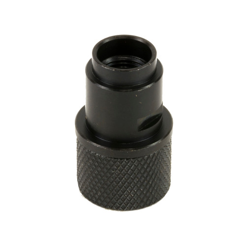 Gemtech Thread Adapter Walther P22, S&W M&P22, Umarex Colt 1911 M8x.75 to 1/2"-28 Steel Matte - Image 1