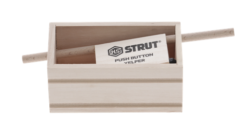 Hunters Specialties Push Button Yelper Walnut Wood