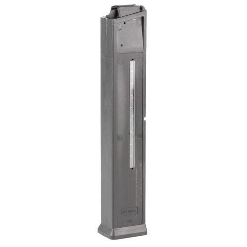 Global Ordnance Magazine Stribog SP45A3 HK UMP 45 ACP 25-Round Polymer Black