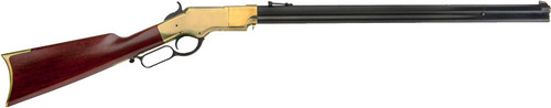 Cimarron 1860 Henry Lever Action Rifle 45LC 24" Blued Barrel Brass Frame Walnut Stock