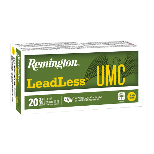 Remington UMC Leadless 223 Remington Ammo 55 Grain Full Metal Jacket Lead Free Box of 20