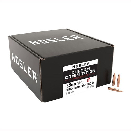 Nosler 6.5mm .264" 140gr HPBT 1000/Box