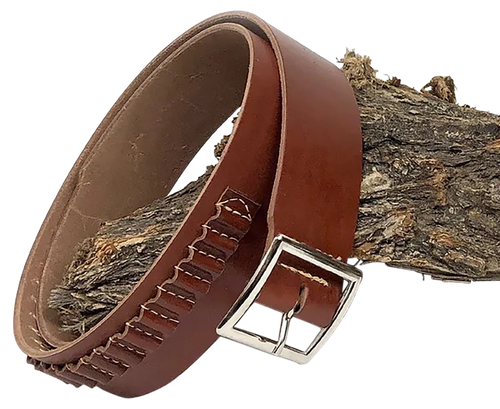 Hunter Company 0145L Cartridge Belt 2" 45 Caliber Leather Antique Brown