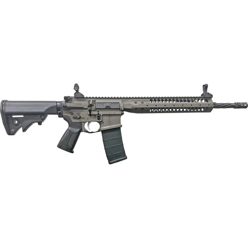 LWRC IC-Billet SPR Rifle 5.56 NATO 16.1" Barrel Grey Cerakote