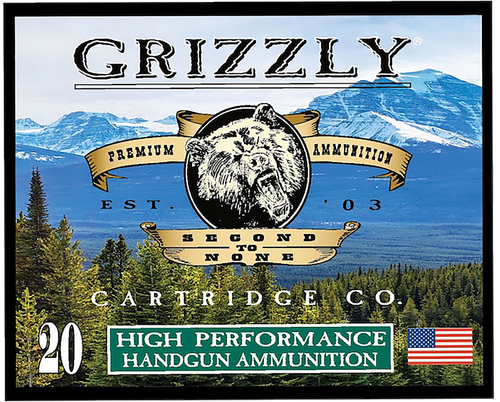 Grizzly Ammo GC44M+P2 44 Mag +P 240 Grain Jacketed Hollow Point Box of 20