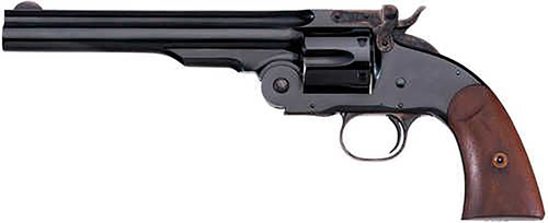Taylor's & Company Schofield 44-40 WCF Revolver 7" Blued Barrel 6 Round Walnut Grip