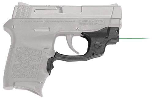 Crimson Trace Laserguard Laser Sight S&W M&P Bodyguard .380 Green Polymer Black
