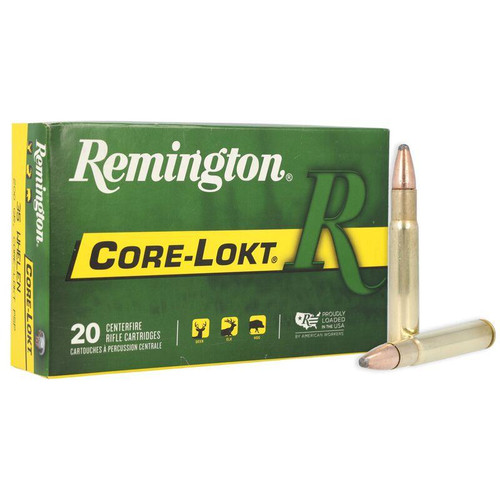 Remington Core-Lokt 35 Whelen Ammo 200 Grain Jacketed Soft Point Box of 20