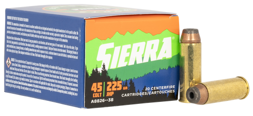Sierra Bullets Sports Master .45 Colt Ammo 225gr JHP Box of 20