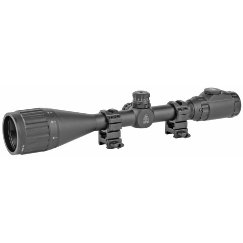 UTG True Hunter Rifle Scope 6-24x 50mm Illuminated Mil Dot Reticle Matte Black - Image 1