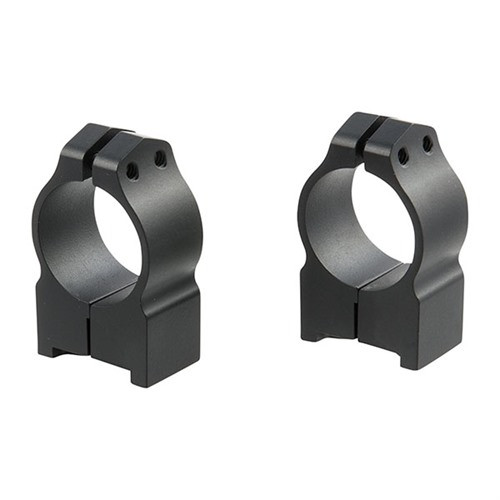 Warne Ruger 1" Scope Rings Matte Black Medium