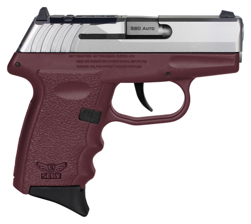 SCCY CPX-3 380 ACP Pistol 2.96" Barrel 10+1 Round Crimson Red