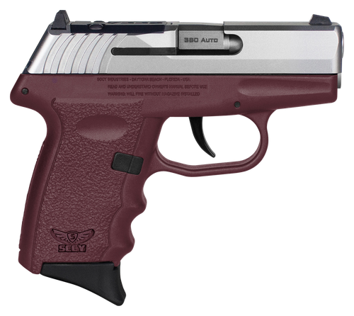 SCCY CPX-3 380 ACP Pistol 2.96" Barrel 10+1 Round Crimson Red