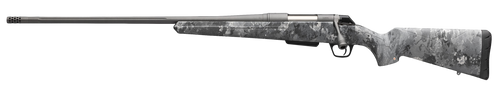 Winchester XPR Extreme Bolt Action Rifle 270 Winchester Left Hand 24" Fluted Tungsten Threaded Barrel Tungsten Frame TrueTimber Midnight Field Stock