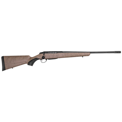 Tikka T3x Lite Roughtech Bolt Action Rifle 300 Winchester Magnum 24.3" Blued Threaded Barrel Black Frame Tan Field Stock