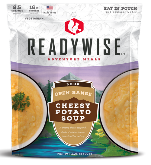 ReadyWise RW05010 Open Range Cheesy Potato Soup 2.5 Servings