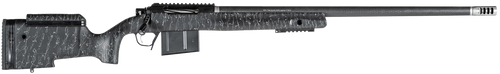 Christensen Arms BA Tactical Long Range Bolt Action Rifle 6.5 PRC 26" Carbon Fiber Barrel Black Nitride Finish Black Gray Webbing Stock